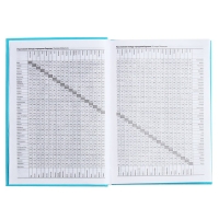 Ежедневник полудатированный на 4 года А5, 192 листа, обложка бумвинил, бирюзовый