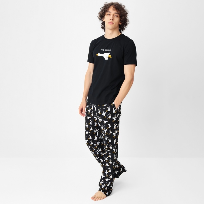 Пижама мужская (футболка и брюки) KAFTAN Gussi, р-р 56 Пижама мужская (футболка и брюки) KAFTAN Gussi, р-р 56