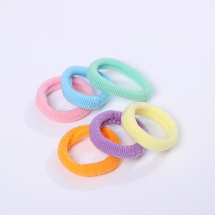 Резинки для волос &laquo;Махрушка&raquo;, котики, 50 шт.