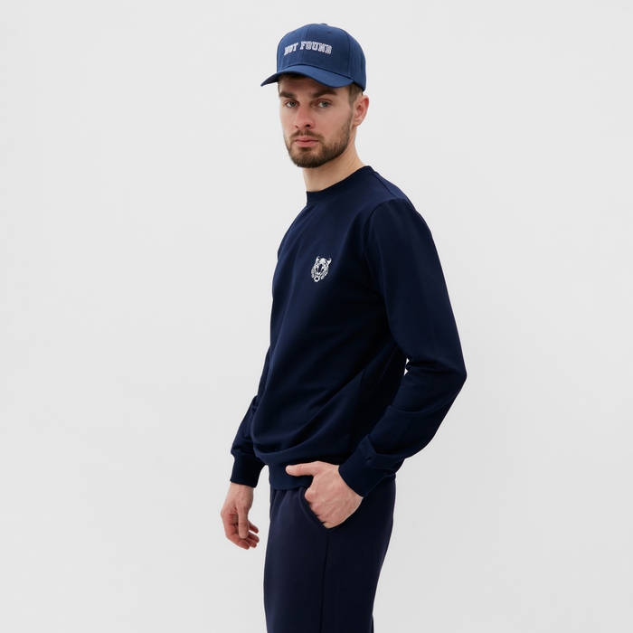 Толстовка мужская MIST Men's casual размер 52, синий Толстовка мужская MIST Men's casual размер 52, синий