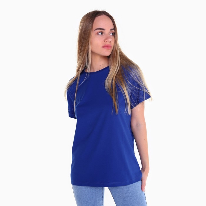 Футболка женская, цвет ярко-синий, размер 42-44 (M) Футболка женская, цвет ярко-синий, размер 42-44 (M)