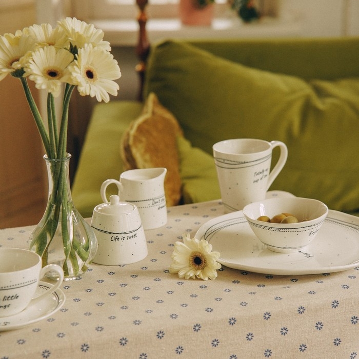 Сахарница фарфоровая SL Home &laquo;Милый дом&raquo;, 180 мл, 9&times;7 см, цвет белый