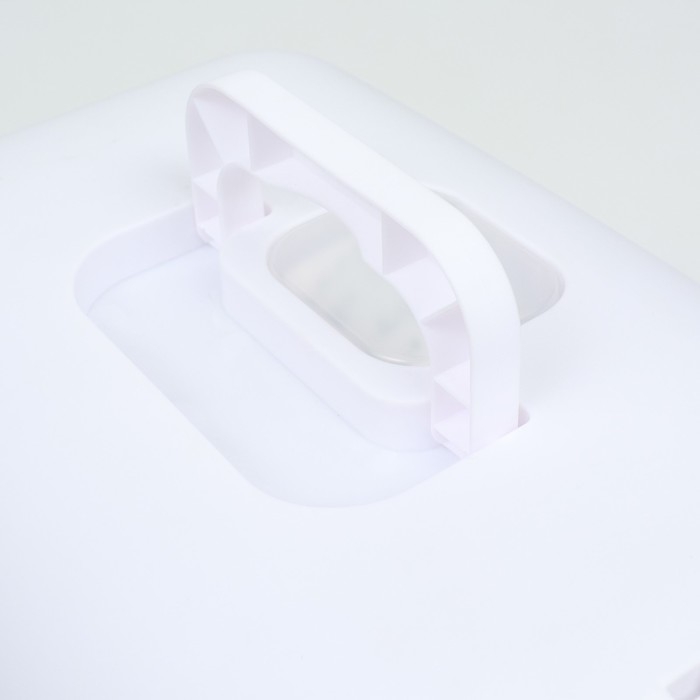 Туалет-домик 35 х 50 х 35 см, бело-серый Туалет-домик 35 х 50 х 35 см, бело-серый