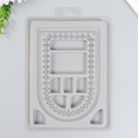 Доска-органайзер для бисероплетения и изготовления изделий из бусин 15,8х23х1,3 см Доска-органайзер для бисероплетения и изготовления изделий из бусин 15,8х23х1,3 см