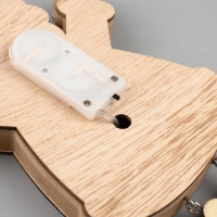 Ёлочная игрушка «Снеговик», от батареек, свечение тёплое белое Ёлочная игрушка «Снеговик», от батареек, свечение тёплое белое