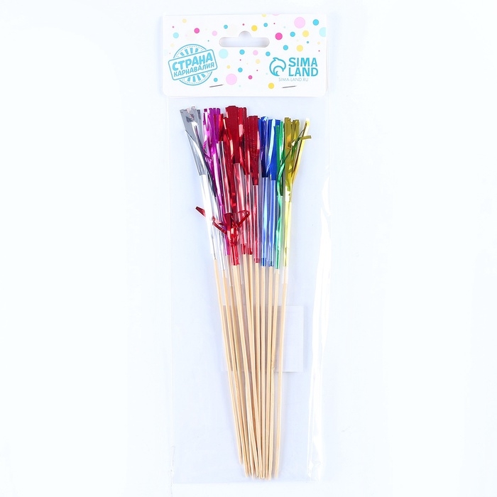 Шпажки для канапе &laquo;Праздник&raquo;, набор 12 шт., дождик