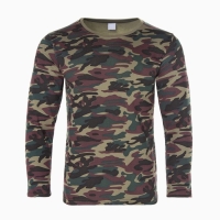 Лонгслив мужской, цвет зелёный камуфляж/пятна МИКС, размер 52 Лонгслив мужской, цвет зелёный камуфляж/пятна МИКС, размер 52