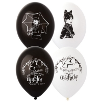 Шар латексный 14" &laquo;Мрачная девочка&raquo;, 50 шт., МИКС