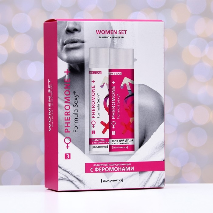 Подарочный набор косметики женский Formula Sexy №3, гель для душа, 250 мл+шампунь, 250 мл (по мотивам Moon Sparkle (Escada) Подарочный набор косметики женский Formula Sexy №3, гель для душа, 250 мл+шампунь, 250 мл (по мотивам Moon Sparkle (Escada)