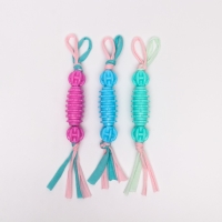 Игрушка-валик на верёвке с шариками "Ролики", микс цветов