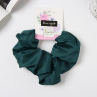 Резинка для волос "Орбита" цветная, 13 см, зелёный