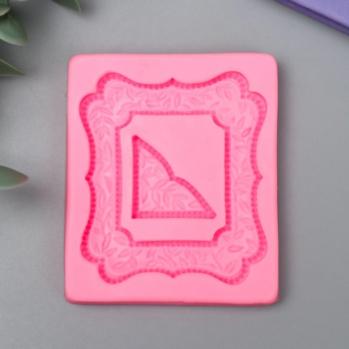 Молд силикон Молд силикон "Рама и уголок" 2 предмета 0,7х5,5х6,5 см
