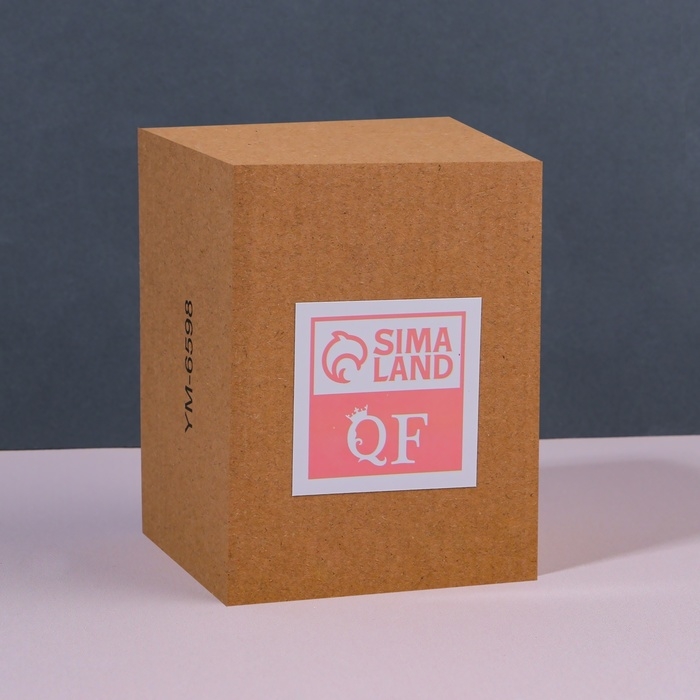 Органайзер для для ватных палочек «SHINE», с крышкой, 8,5 × 8,5 × 11,2 см, цвет прозрачный/золотистый Органайзер для для ватных палочек «SHINE», с крышкой, 8,5 × 8,5 × 11,2 см, цвет прозрачный/золотистый