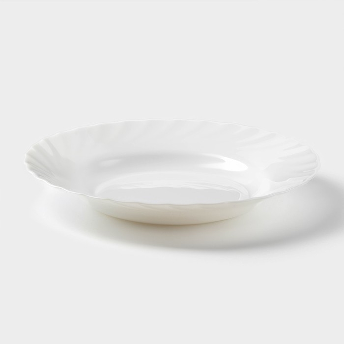 Тарелка суповая Luminarc TRIANON, стеклокерамика, 250 мл, d= 23 см, цвет белый