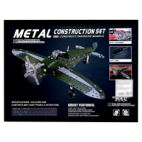 Конструктор металлический &laquo;Самолёт бомбардировщик&raquo;, 258 деталей