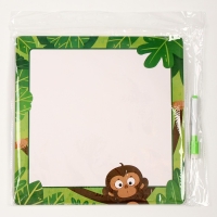 Доска магнитно-маркерная + пазлы &laquo;Дракончики&raquo;, 30 &times; 30 &times; 0,5 см