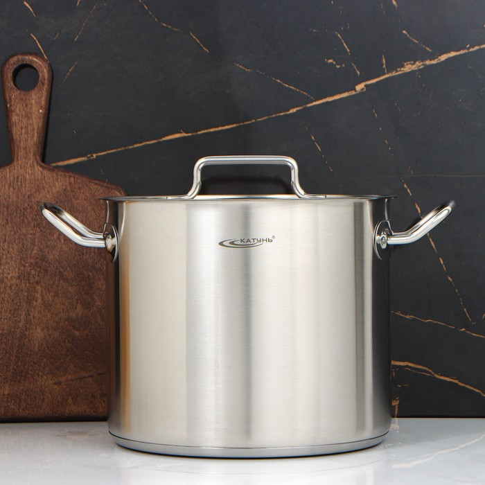 Кастрюля &laquo;Общепит&raquo;, 9 л, d=24 см, h=20 см, капсульное дно, индукция