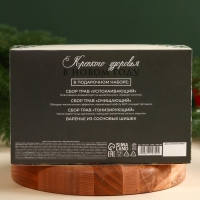 Подарочный набор &laquo;Уютный новый год&raquo;: сбор трав 3 шт. х 20 г., варенье из сосновых шишек 100 г.