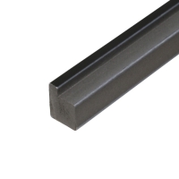 Завершающая рейка черная 22х16х2700 мм