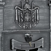 Ящик почтовый №4010В, Старое серебро Ящик почтовый №4010В, Старое серебро