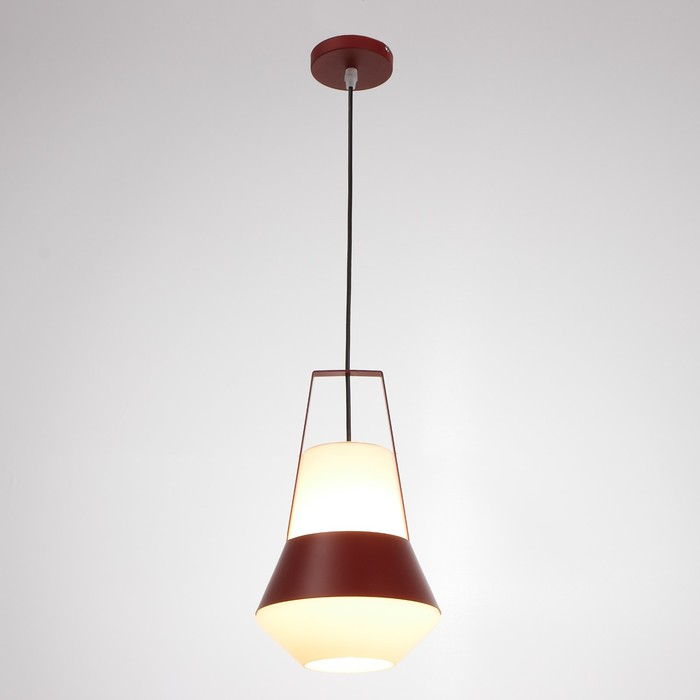 Светильник BayerLux 1653/1RD E27 40Вт темно-красный 25х26х40-135 см