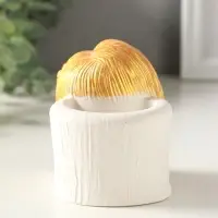 Подставка для мелочей "Русская красавица" 8х8х6 см, гипс