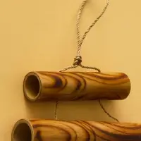 Музыка ветра бамбук, алюминий, 18х3х25 см