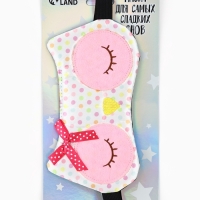 Маска для сна SVOBODA VOLI &laquo;Сова&raquo;, розовая