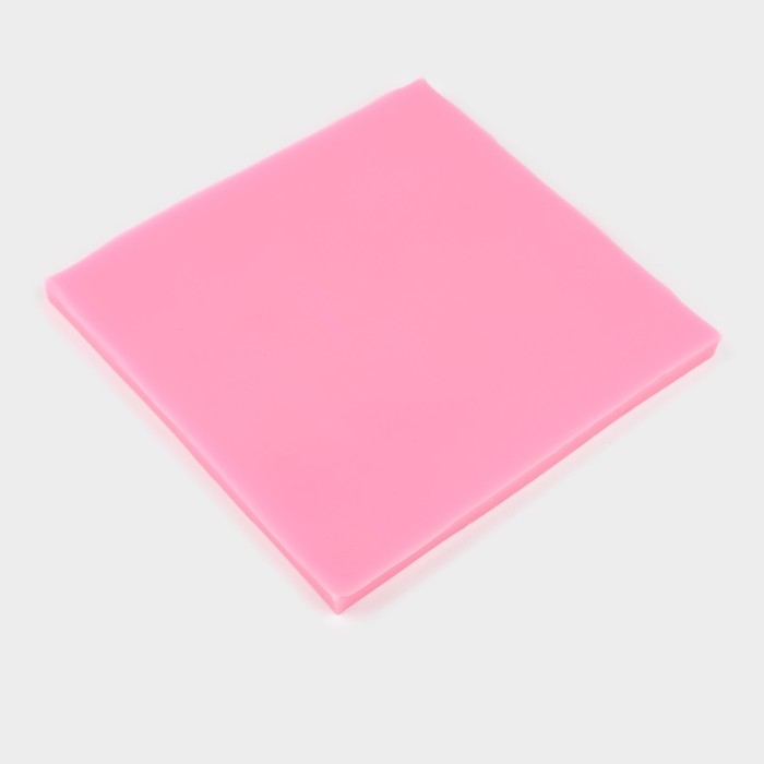 Молд &laquo;Валери&raquo;, силикон, 13,6&times;12,6&times;0,8 см, цвет розовый