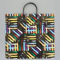 Пакет "Нейтрал ассорти", полиэтиленовый с пластиковой ручкой, 38 х 34 + 3 см, 90 мкм