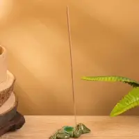 Подставка под благовония "Лягушонок" керамика, цв. зелёный, 8х3,5х1,5 см