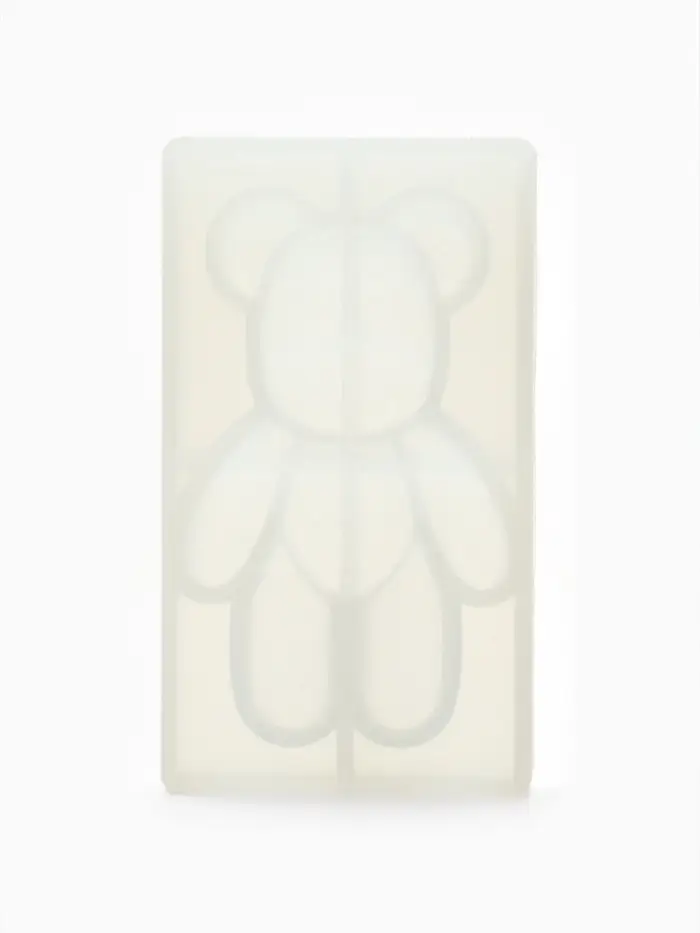 Набор для создания брелока из эпоксидной смолы "Мишка" с блёстками