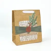 Набор пакетов крафтовых &laquo;Новогоднее поздравление&raquo;