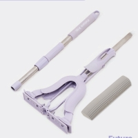 Швабра со складным отжимом PVA Future Alp &laquo;Edelweiss&raquo;, насадка &laquo;Elastic&raquo;