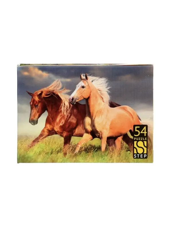 Пазл 54 эл. "Лошади. Символ года" МИКС