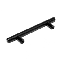 Ручка рейлинг CAPPIO FRIDA, нерж. сталь, d=12 мм, м/о 96 мм, цвет черный