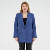 Пиджак женский MIST plus-size, р.56, синий Пиджак женский MIST plus-size, р.56, синий