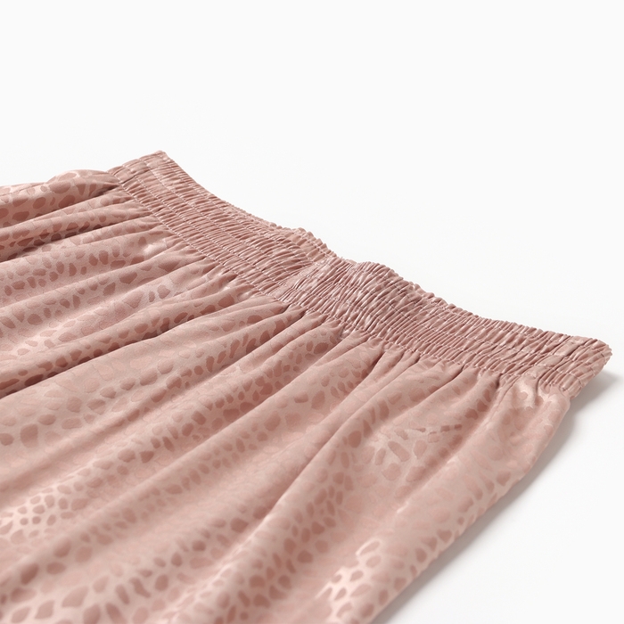 Пижама женская (рубашка, брюки) KAFTAN "Леопард", золотой, р.40-42