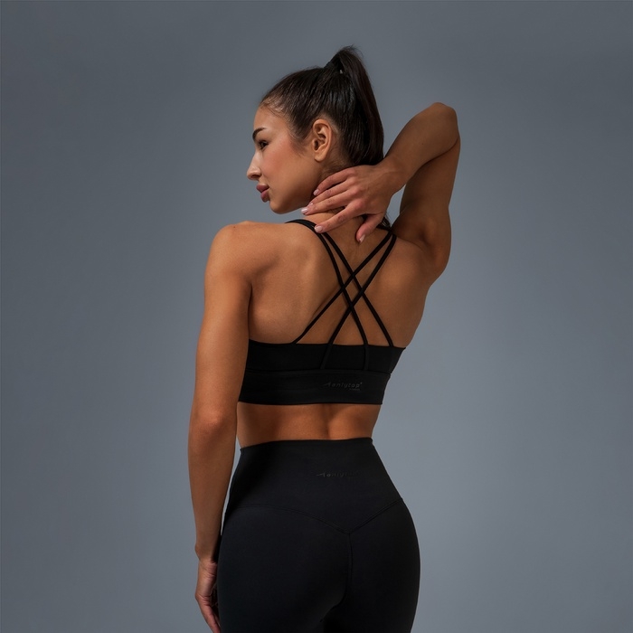 Топ спортивный Sculpt, р-р M, цвет черный Топ спортивный Sculpt, р-р M, цвет черный