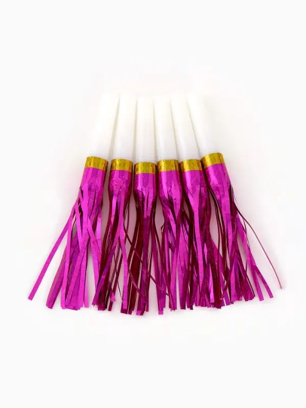 Карнавальный язычок &laquo;Дождик&raquo; цвета МИКС, 6 шт