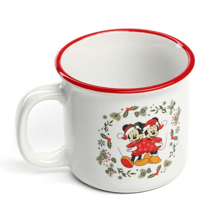 Кружка керамическая новогодняя &laquo;С новым годом!&raquo; Микки Маус и друзья, 250 мл