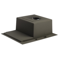 Мойка кухонная AFLORN AF95848F-R, врезная, правая, S=3 и 0,8 мм, 58х48х22 см, сифон, графит Мойка кухонная AFLORN AF95848F-R, врезная, правая, S=3 и 0,8 мм, 58х48х22 см, сифон, графит