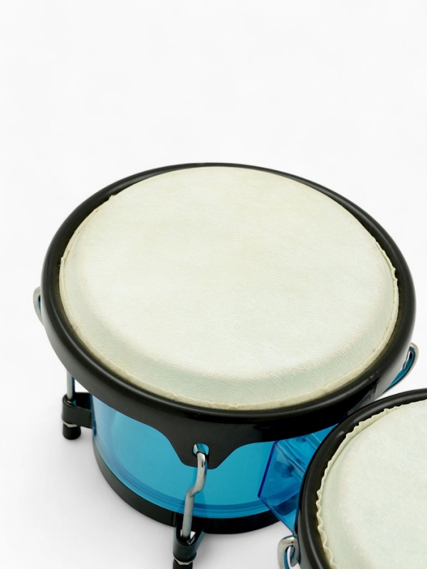 Барабан Бонго Music Life 6 х 7 дюймов, пластиковый, синий