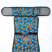 Сумка - переноска для животных "Спорт", размер L, 53 х 21 х 29 см, голубая