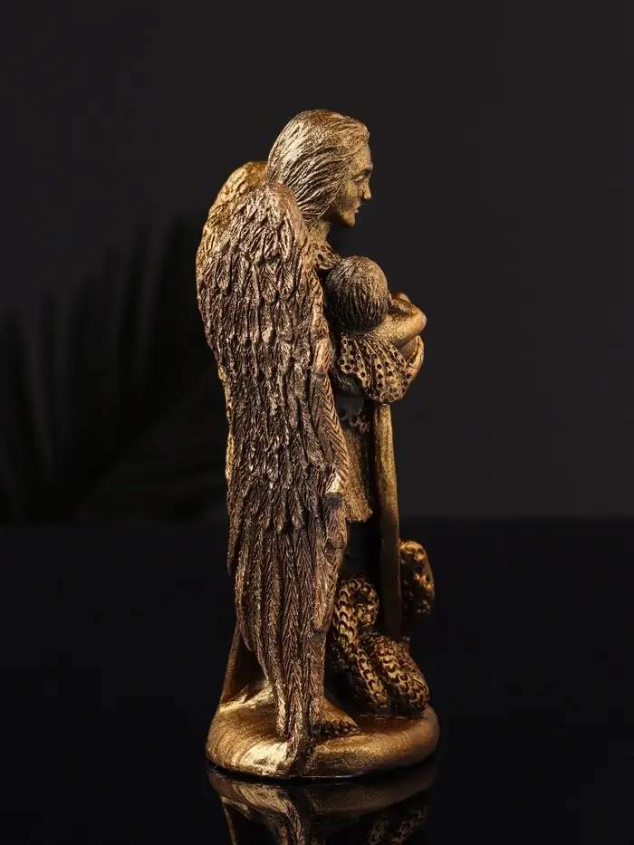 Фигура "Архангел Михаил" 14х9х4 см, бронза