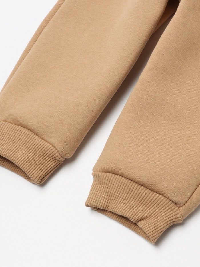 Костюм: толстовка и брюки Крошка Я Dino, рост 68-74, коричневый