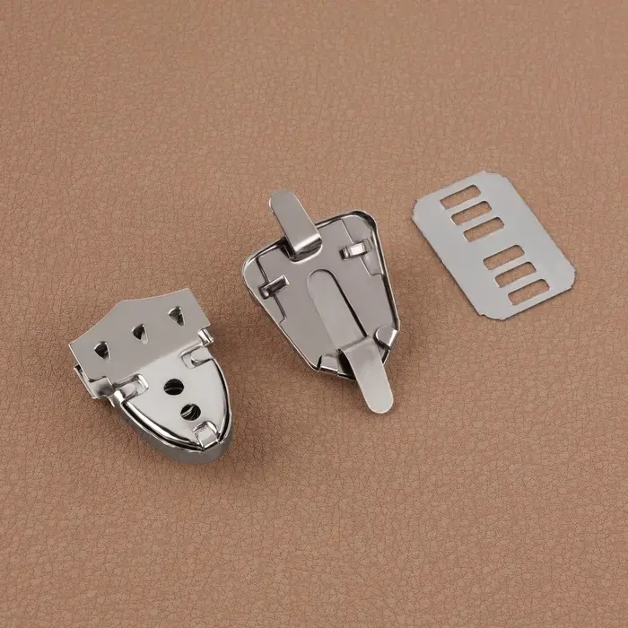 Застёжка для сумки, 3&times;2.5 см, цвет серебряный