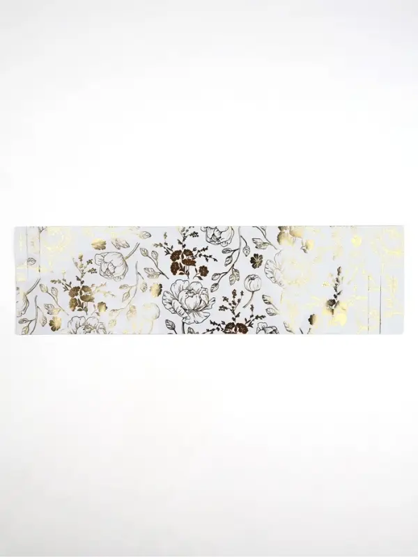 Форма ободок для кулича на Пасху с тиснением &laquo;Цветы&raquo;, 32.2&times;9 см