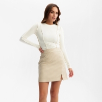 Футболка с дл. рукавом (лонгслив) MIST, р. 42, молочный