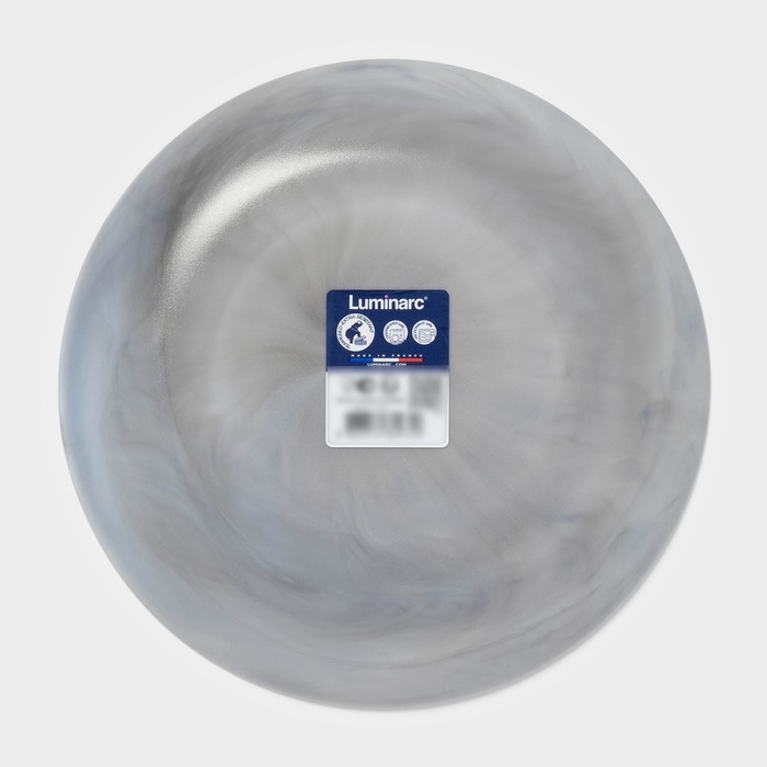 Десертная тарелка Luminarc DIWALI MARBRE, d=19 см, стеклокерамика, серая